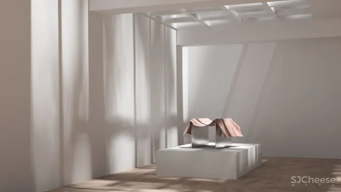 95后小哥做的效果图,同色系更适合极简风