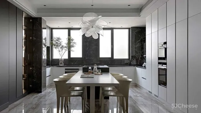 杭州尔间设计丨相半一个幸福的四口之家