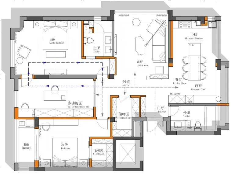 美女设计师爆改155㎡无敌窗景房，收纳满分，一室当N室，引起极度舒适