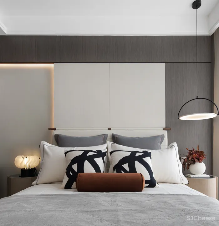 新作丨 岳蒙:一点朱砂染,写意现代境!