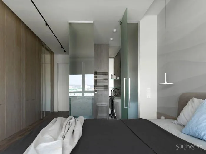 QUADRUM STUDIO │ 现代极简的功能住宅,NN_Flat