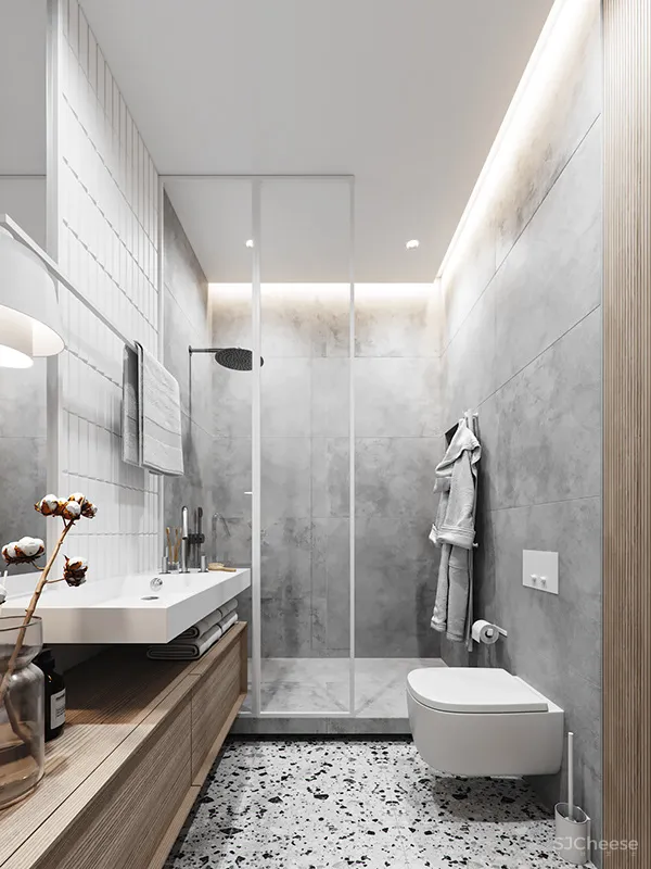 60㎡ 一室户,这样设计真显大!