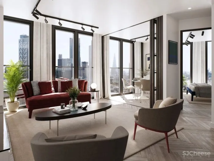 伦敦顶奢豪宅楼,264套公寓,艺术与工业的完美结合!