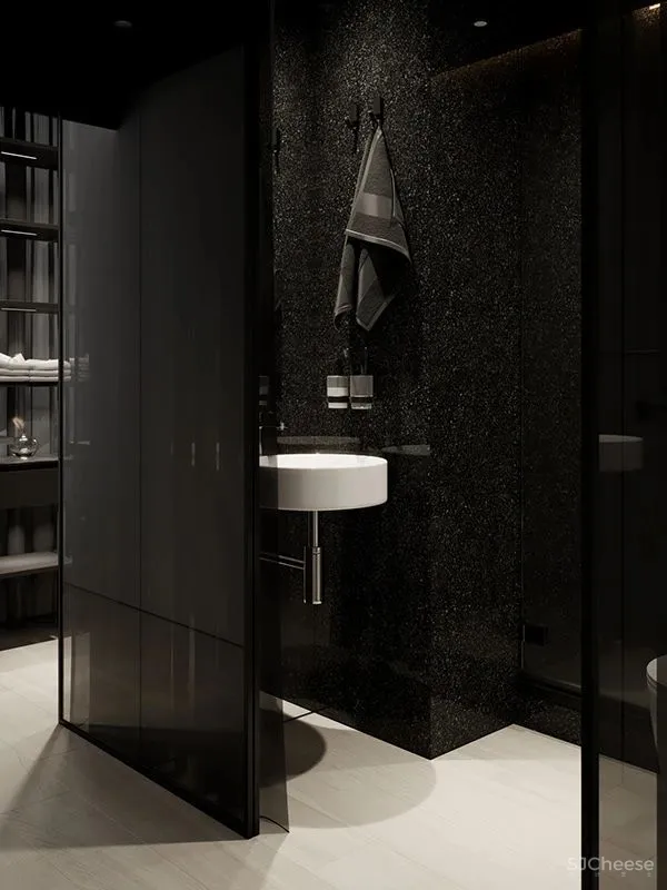 简约风 LOFT,完美演绎黑白调的空间美学