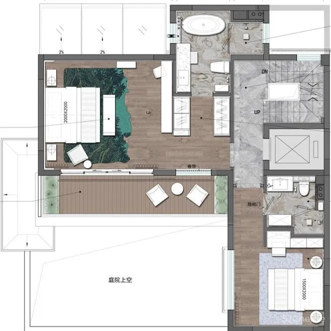 明德设计 丨 春城合院：现代和传统交融的庭院情怀