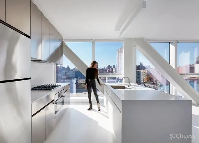 BIG新作 缓缓倾斜的立面 The Smile多功能住宅楼