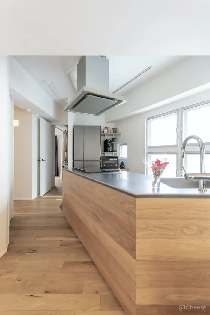 56m²异型空间巧变阳光房,还能干湿四分离 洄游动线!