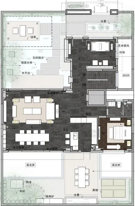 明德设计 丨 春城合院：现代和传统交融的庭院情怀