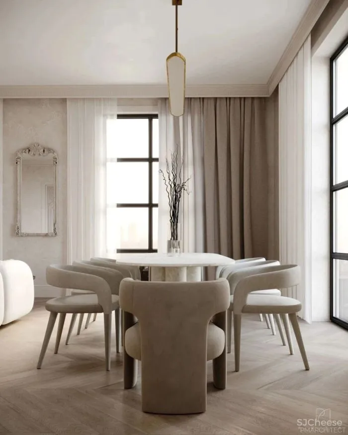 如在云端的115㎡米色公寓！