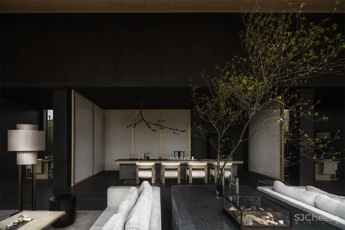 ONE CU 壹方设计 见山茶庐,林中低语