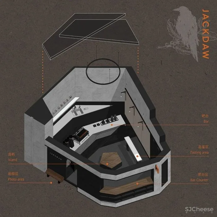 新作 栖居于书店一角 墨雀咖啡 三品空间设计