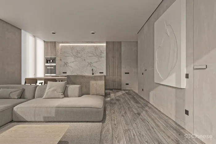 100㎡高级灰空间,极具设计感!