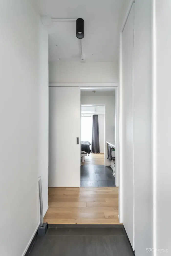 56m²异型空间巧变阳光房,还能干湿四分离 洄游动线!