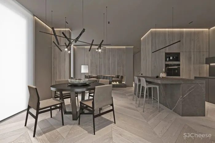 100㎡高级灰空间,极具设计感!