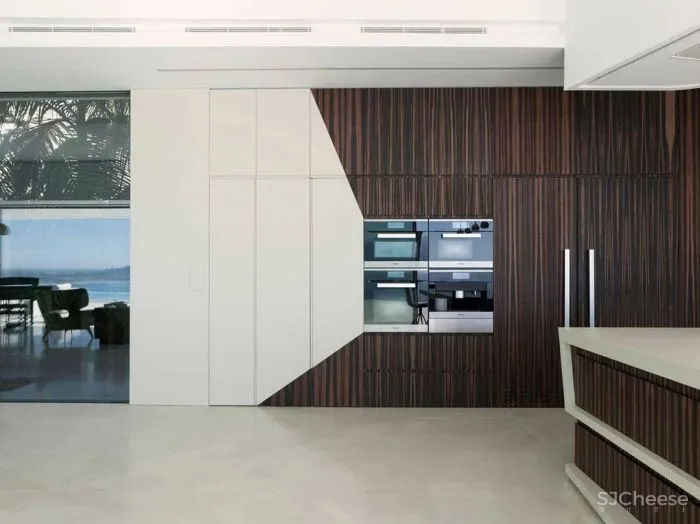 极简住宅设计，屋檐下的那抹灯带是最好的风景