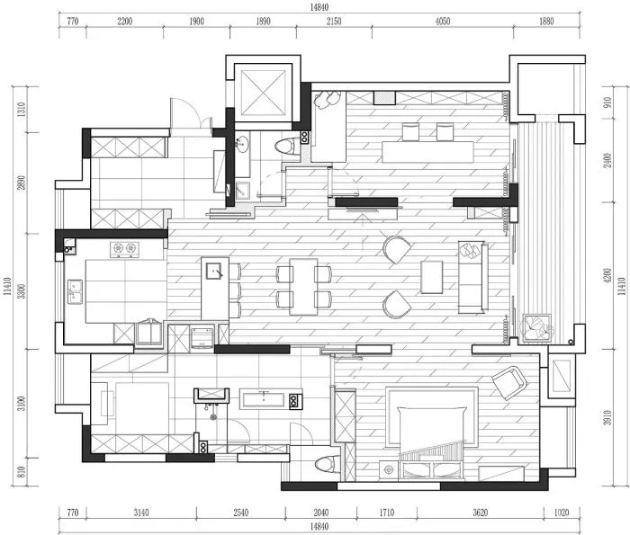 一野新作 丨 170㎡理想之家,感受触手可及的幸福!