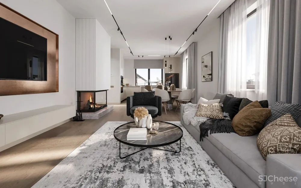 130㎡现代轻奢美宅！