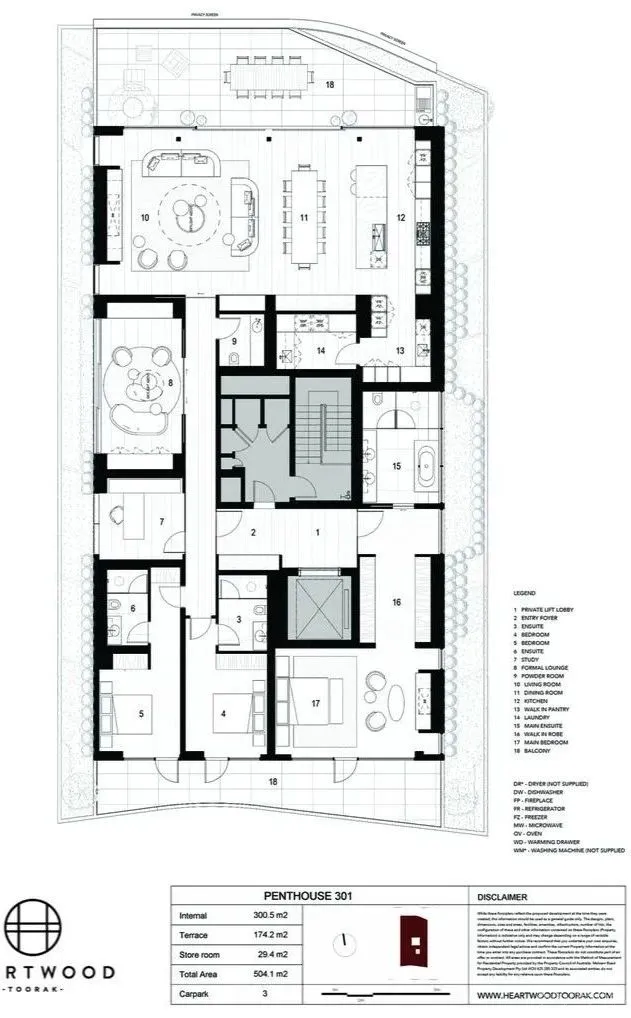 504㎡ 顶层公寓,融于景观的高级感