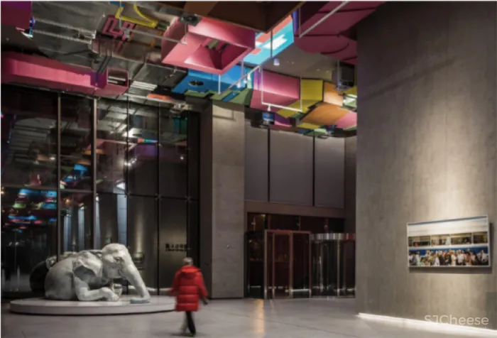 人文、艺术、对话 北京丽泽平安金融中心E01办公大堂