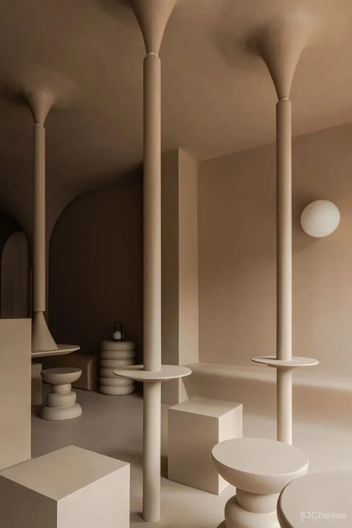 新作 白天温暖夜晚迷幻 Jú咖啡厅 壹阁设计