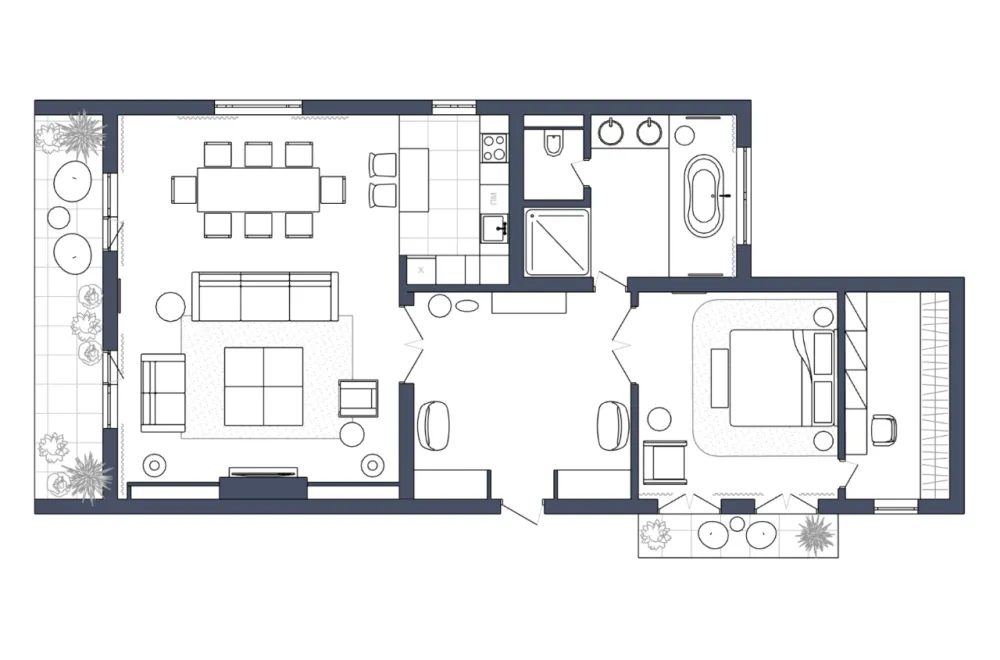 115㎡法式极简公寓,真走心!