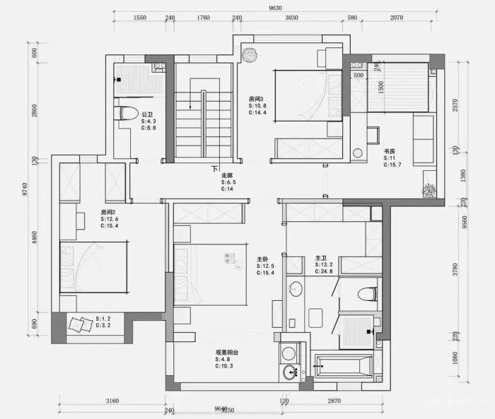 雅中见致,灵中见韵!中式简约风住宅设计