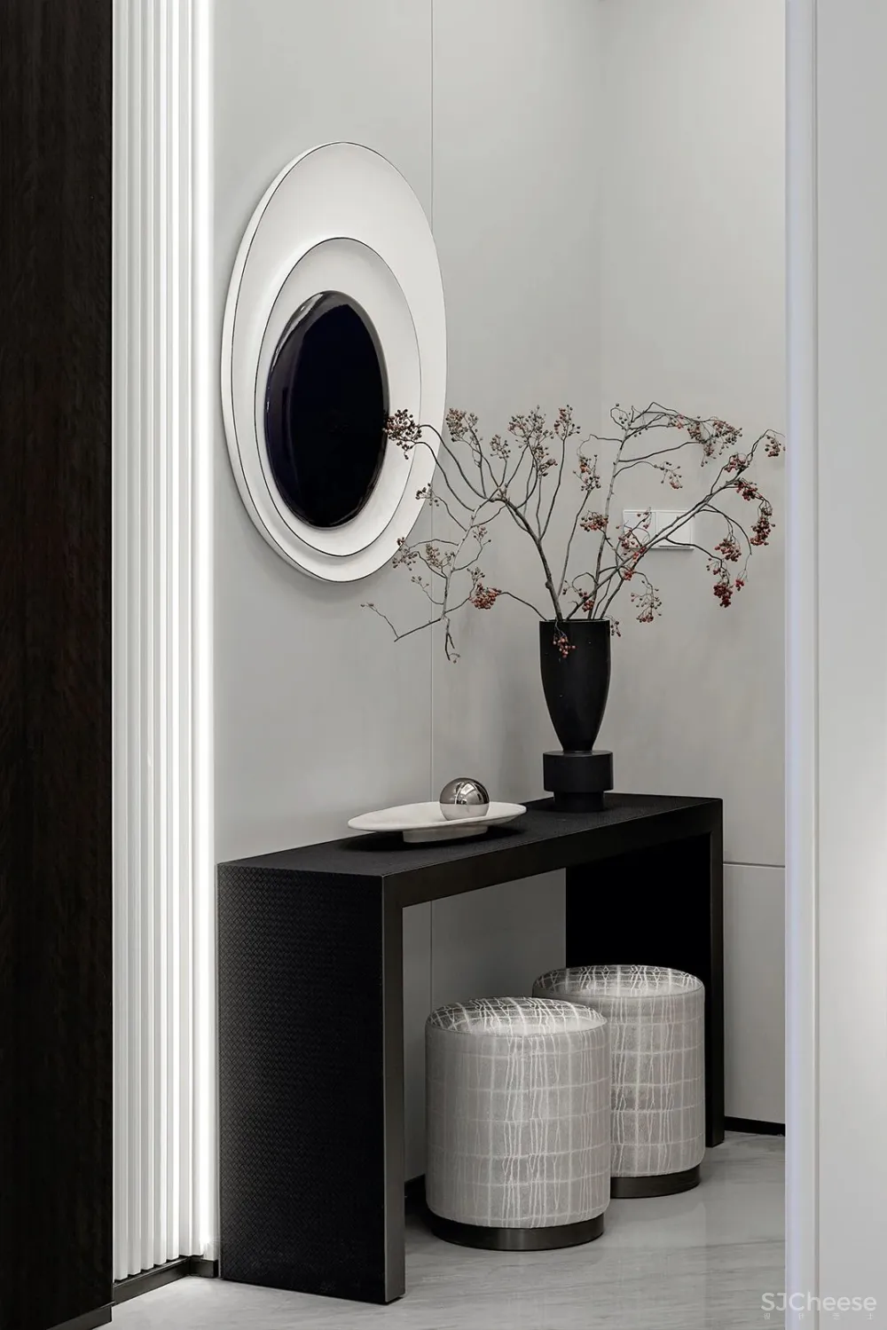 新作丨 莎米斯 x GFD广飞 杭州 620㎡ 跃层豪宅,自然静谧的艺术栖所