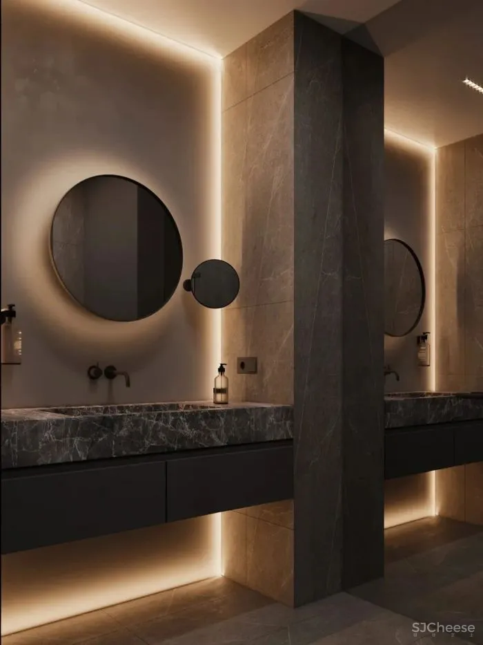 木质肌理 高级灰,优雅低调的现代轻奢美宅