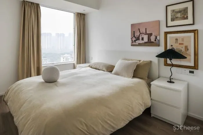 文艺的奶油色调,复古恬静的治愈力量 皋邸设计