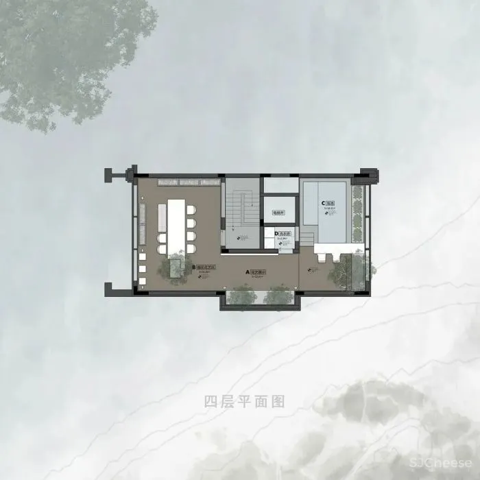 莫兰迪色调，诠释东方禅意 现代美学 YORO御融设计