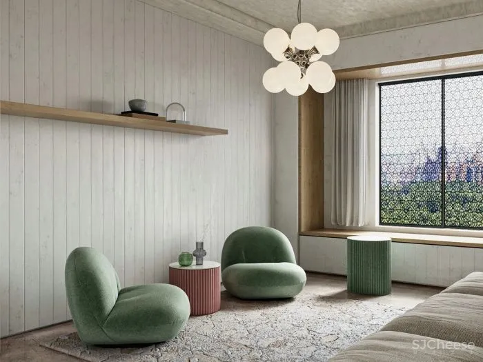 原木 白色的经典搭配,耐看极了!