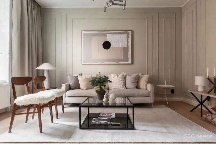 优雅细节,打造78m²现代北欧人居