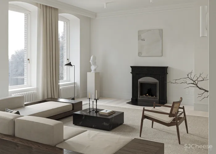 现代简约风公寓,满分的设计!