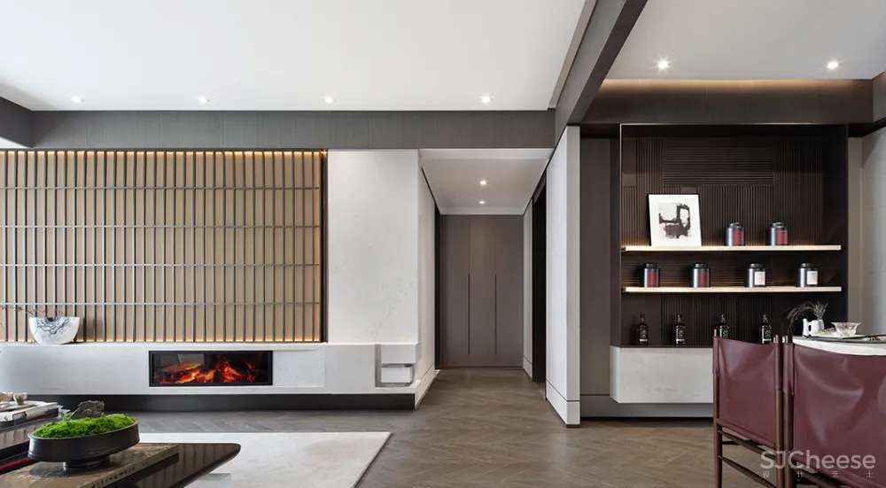 新作丨 岳蒙:一点朱砂染,写意现代境!