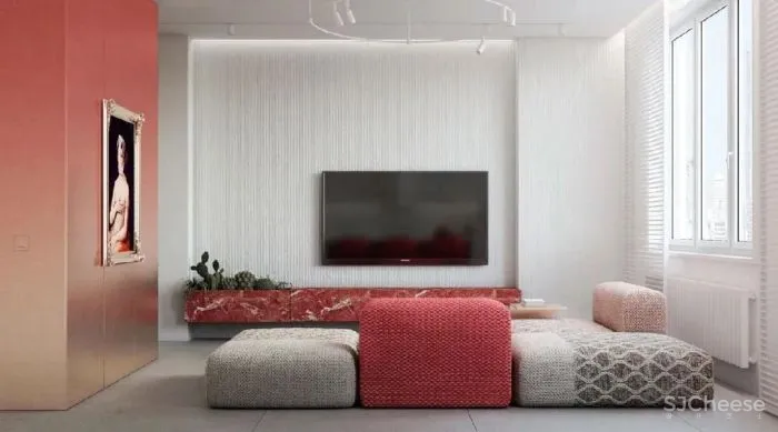 热烈红爱意满满的家