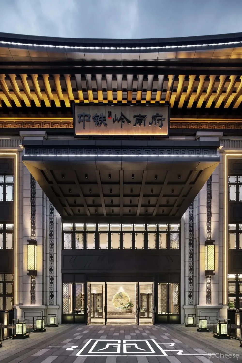 以《千里江山图》为灵感,打造生活与美学并存的空间。