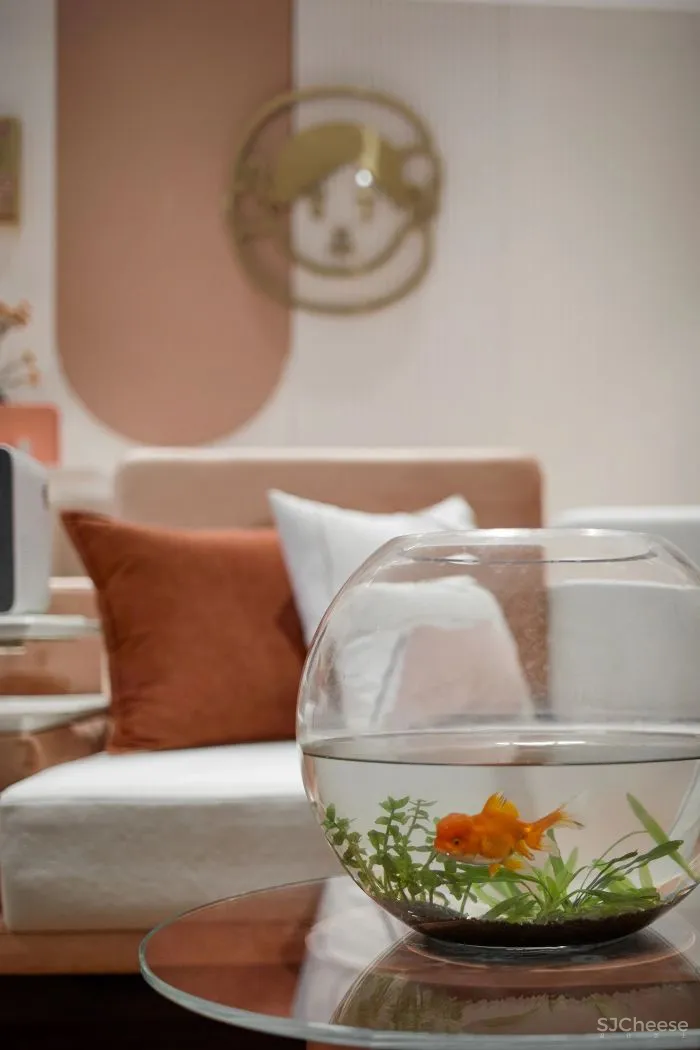 海力设计 两江都汇58㎡ 浪漫“奶茶”风