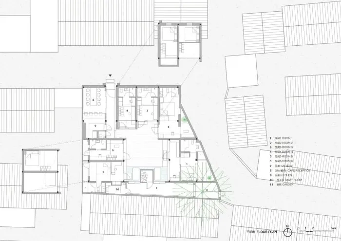 破旧大杂院改造成四合院民宿