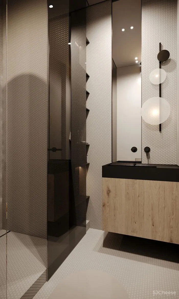 水泥漆、石膏线、大理石、玻璃,现代风格的多重演绎!