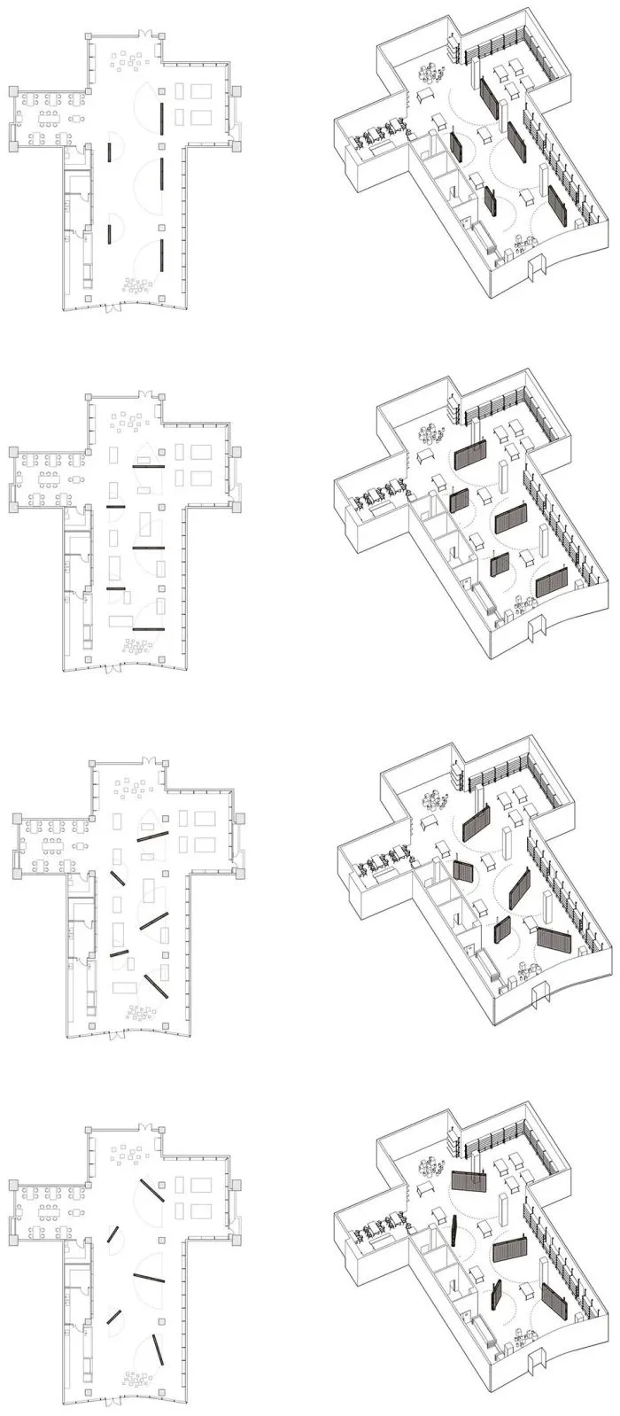 新作 嵌入旋转“结构” 无目的概念书店 罗宇杰工作室