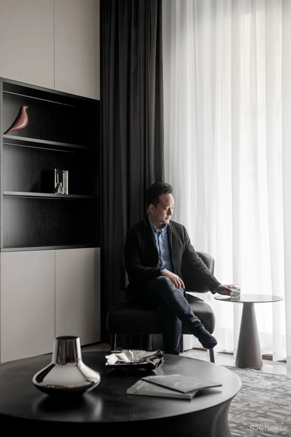 220㎡下跃五居室,现代摩登范儿 宏福樘设计