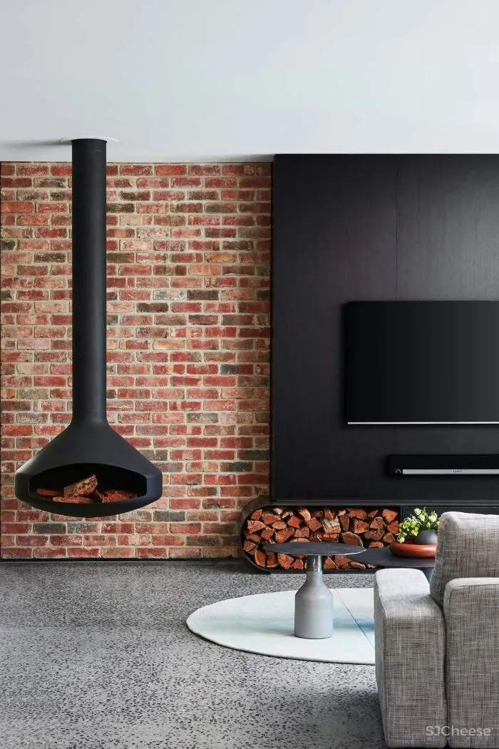 因为有了它,2000多平黑白灰的极简大宅,竟然没那么高冷了!