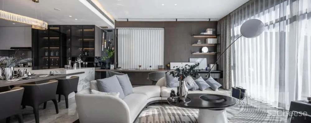 新作|艺烁国际:135㎡梦幻空间中的速度与激情