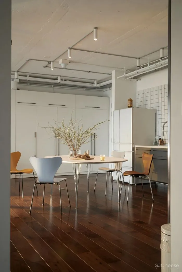 白色系简约时尚单身公寓