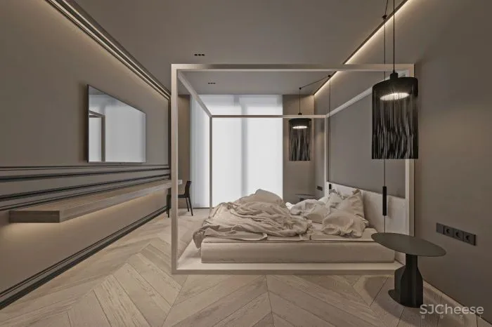 100㎡高级灰空间,极具设计感!