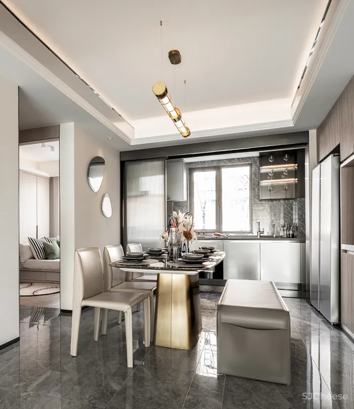 【山禾金缘新作】轻奢雅致 天津上东金茂悦样板间