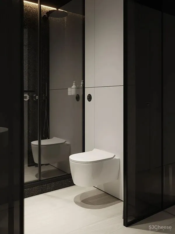 简约风 LOFT,完美演绎黑白调的空间美学