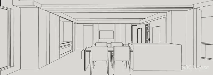 “零”隔断,用“回形动线”打造空间互动感 皋邸设计
