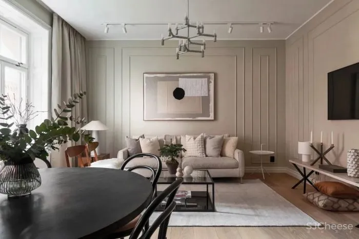 优雅细节,打造78m²现代北欧人居