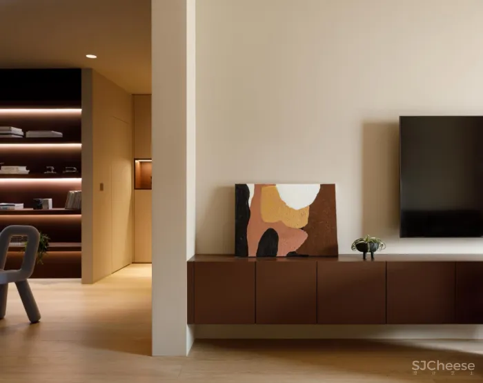 温暖 极简，这个90㎡老房“空”的很诗意